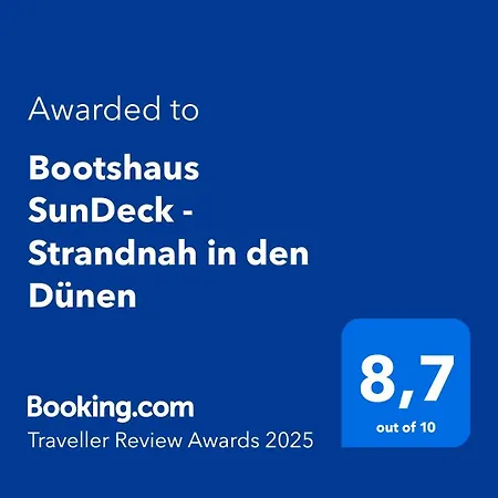 Bootshaus Sundeck - Strandnah In Den Duenen *