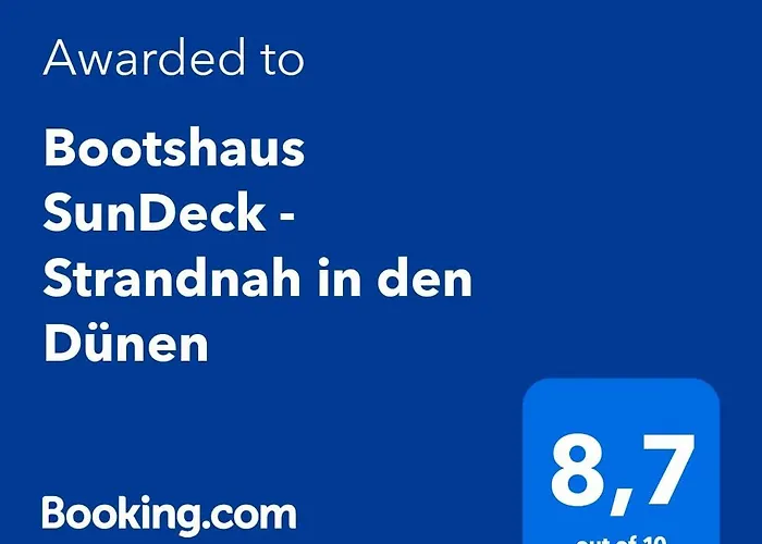 Bootshaus Sundeck - Strandnah In Den Duenen *